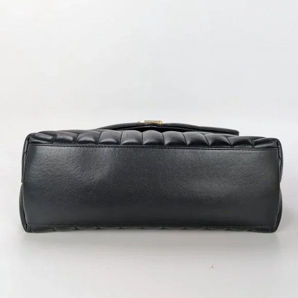 Saint Laurent Medium Loulou Shoulder Bag Black GHW - Picture 3 of 9